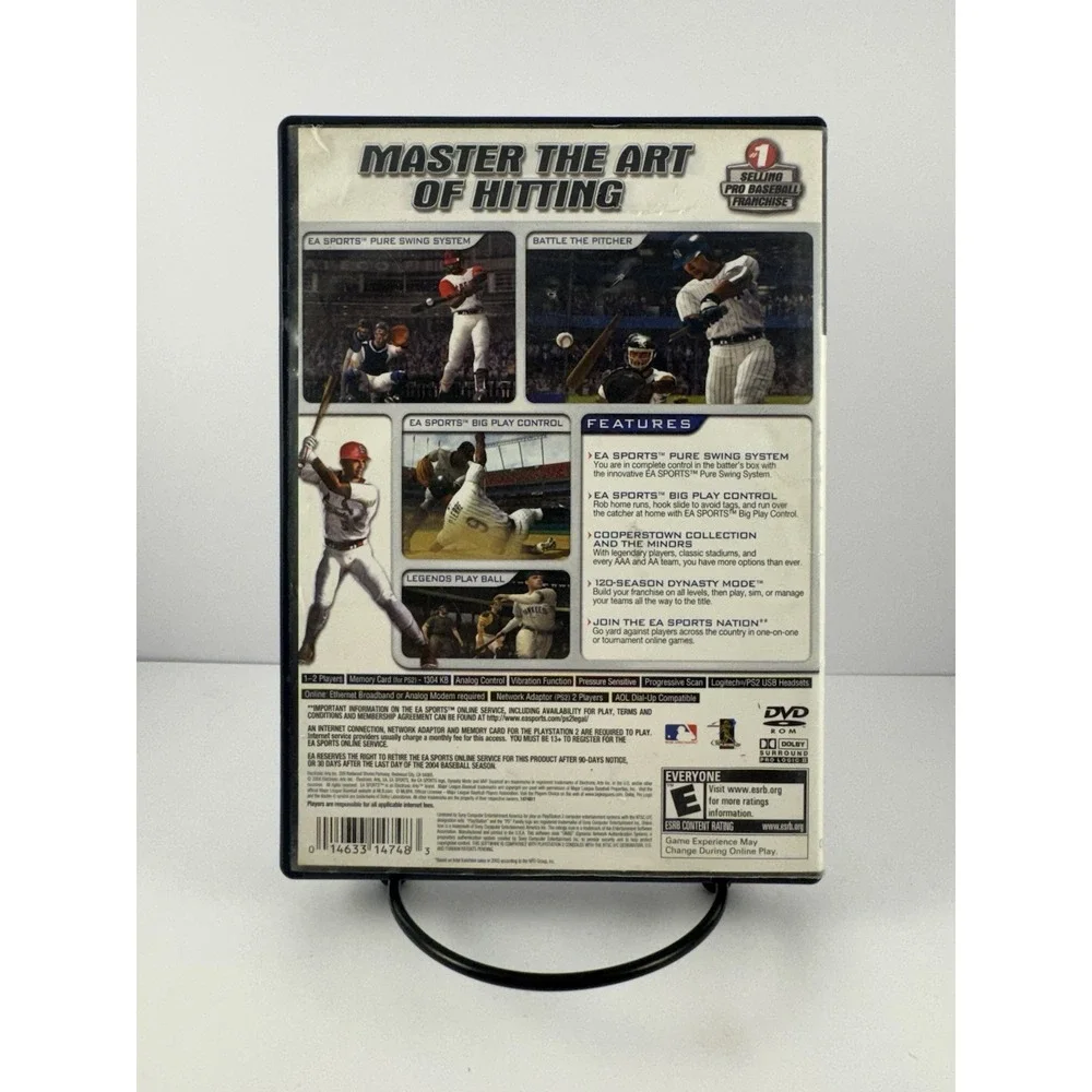 MVP Baseball 2004 - Playstation 2 Game Complete W/ Manual